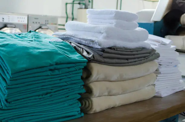 Freshly folded laundry by Cleanit Center – expert laundry and dry cleaning services in Kasarani, Nairobi