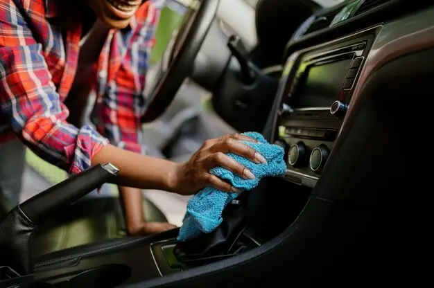 Vehicle interior detailing by Cleanit Center – dashboard cleaning service in Kasarani, Nairobi